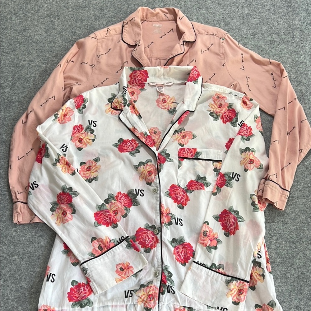 Victoria secret bounle VS‎ Floral Pajama Set zs  S